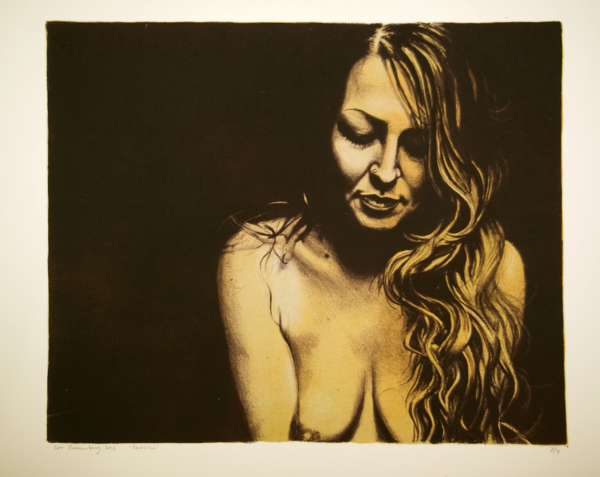 Cor Groenenberg: painting gallery - Caroline, lithograph, 2011